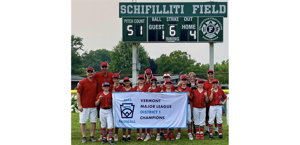 Trifecta!  CVLL 12U All-Stars Win the District 1 Championship!